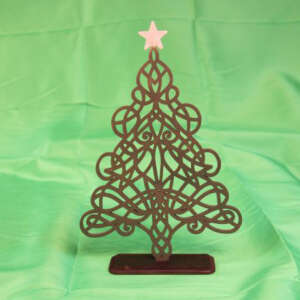 Intircate wood christmas tree dragonfly wood arts